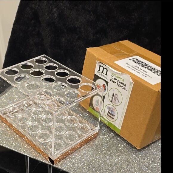 MDesign Plated Makeup Brush Organizer - Picture 10 of 10